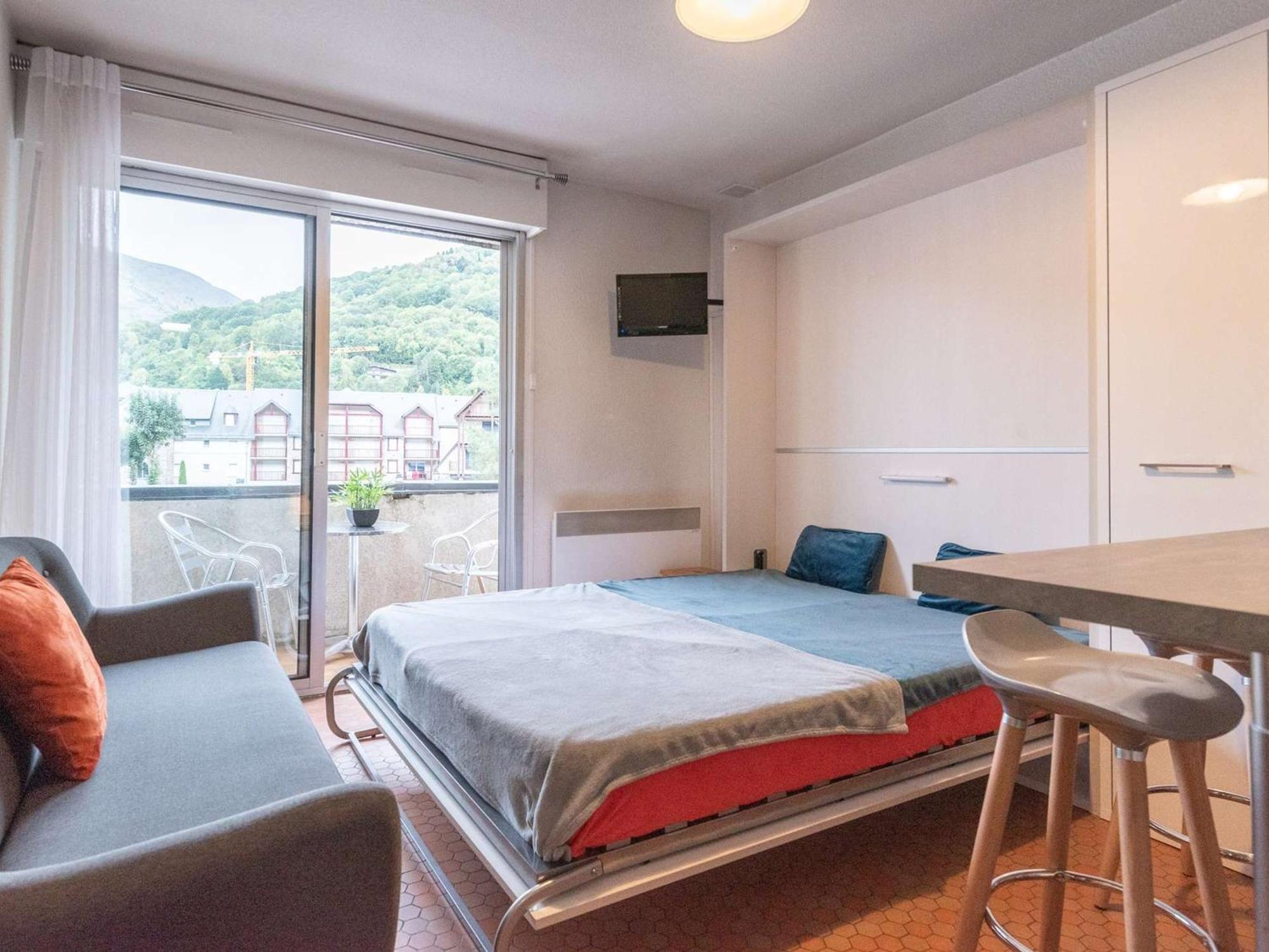Charmant Studio Cabine 4 Pers. Avec Balcon, Proche Centre Et Thermes A Saint-Lary-Soulan - Fr-1-296-231 Eksteriør billede